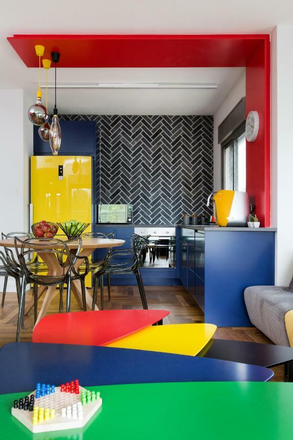 Colorful Bnb Apartment Haifa Kültér fotó