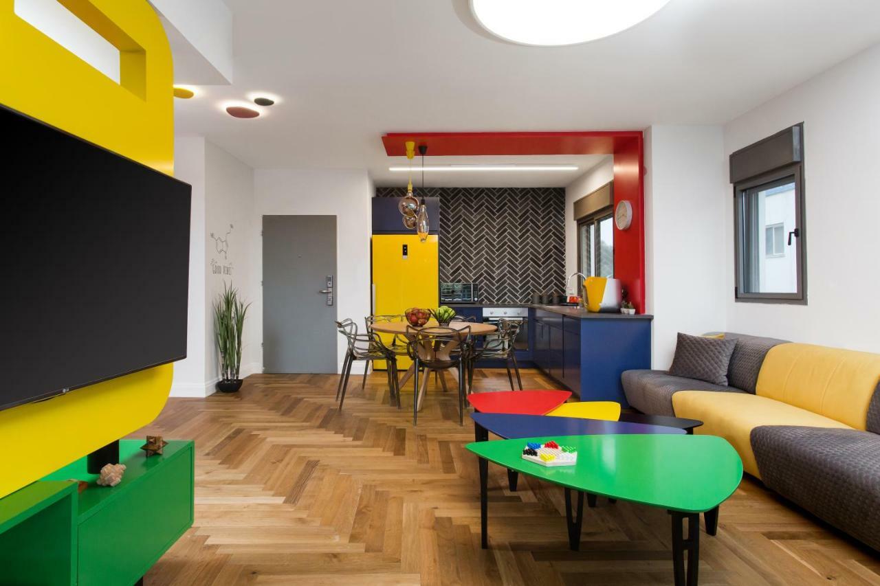 Colorful Bnb Apartment Haifa Kültér fotó